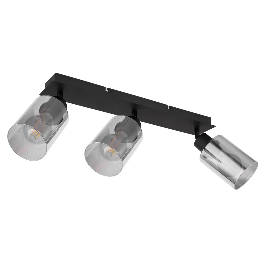 Globo - Spotlampe 3xE27/15W/230V sort