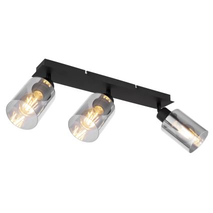 Globo - Spotlampe 3xE27/15W/230V sort