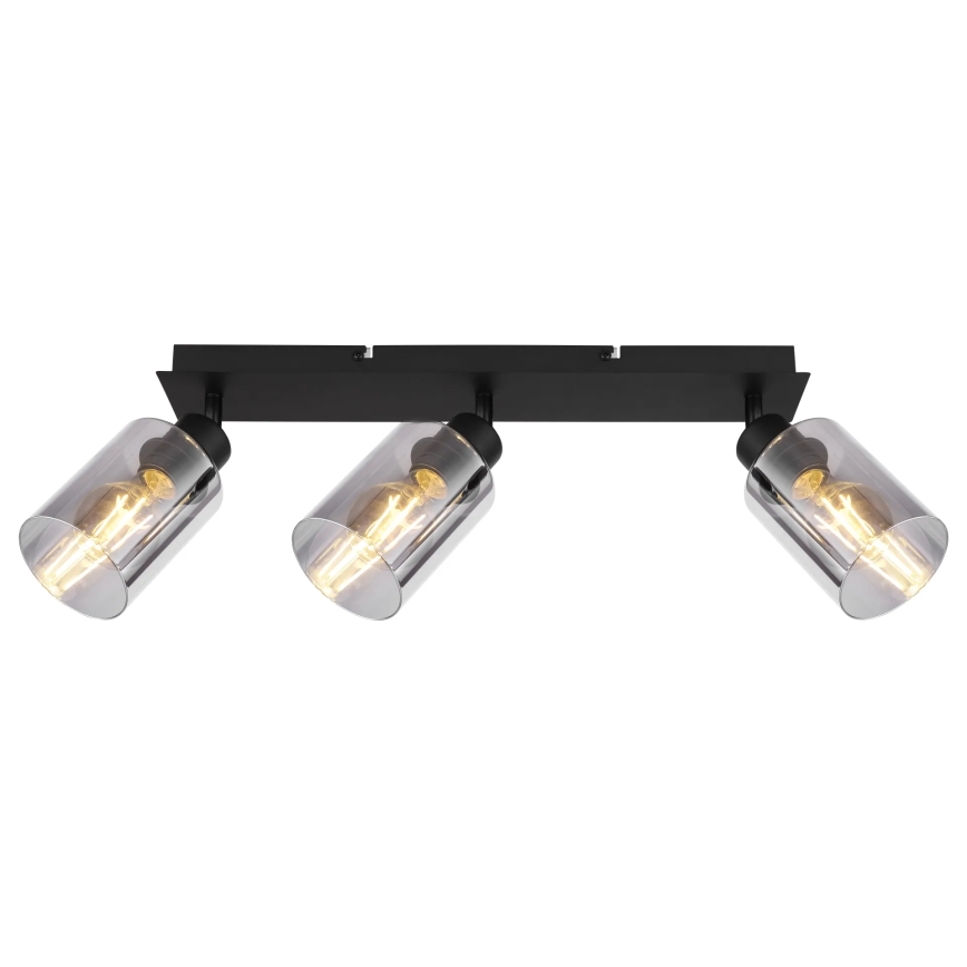 Globo - Spotlampe 3xE27/15W/230V sort