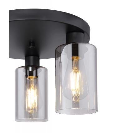 Globo - Loftlampe 3xE27/60W/230V sort
