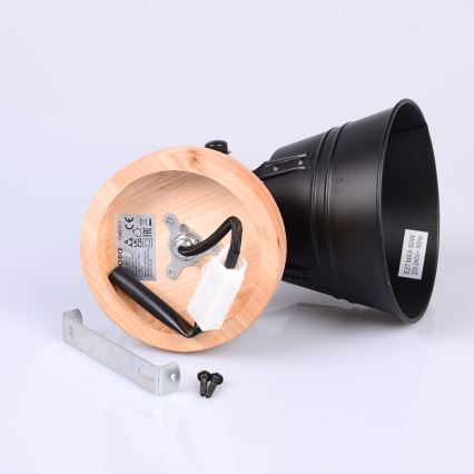 Globo - Vægspot 1xE27/60W/230V gran