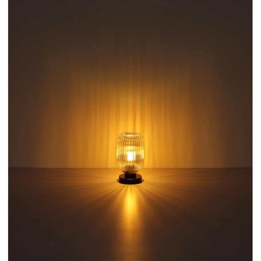 Globo - Bordlampe 1xE27/40W/230V brun