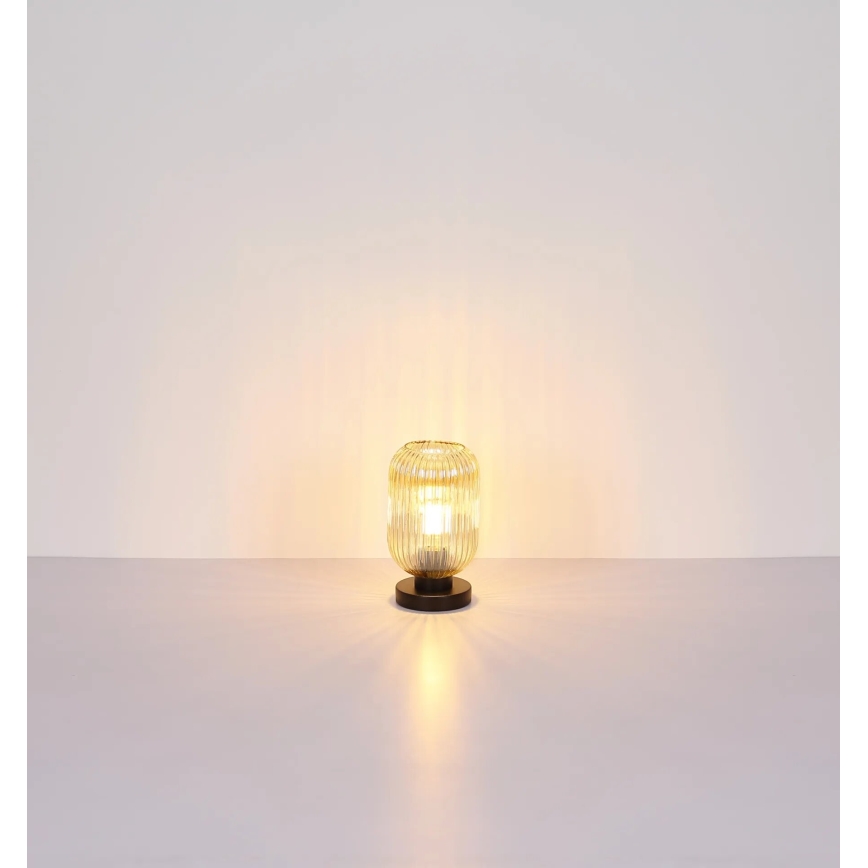 Globo - Bordlampe 1xE27/40W/230V brun