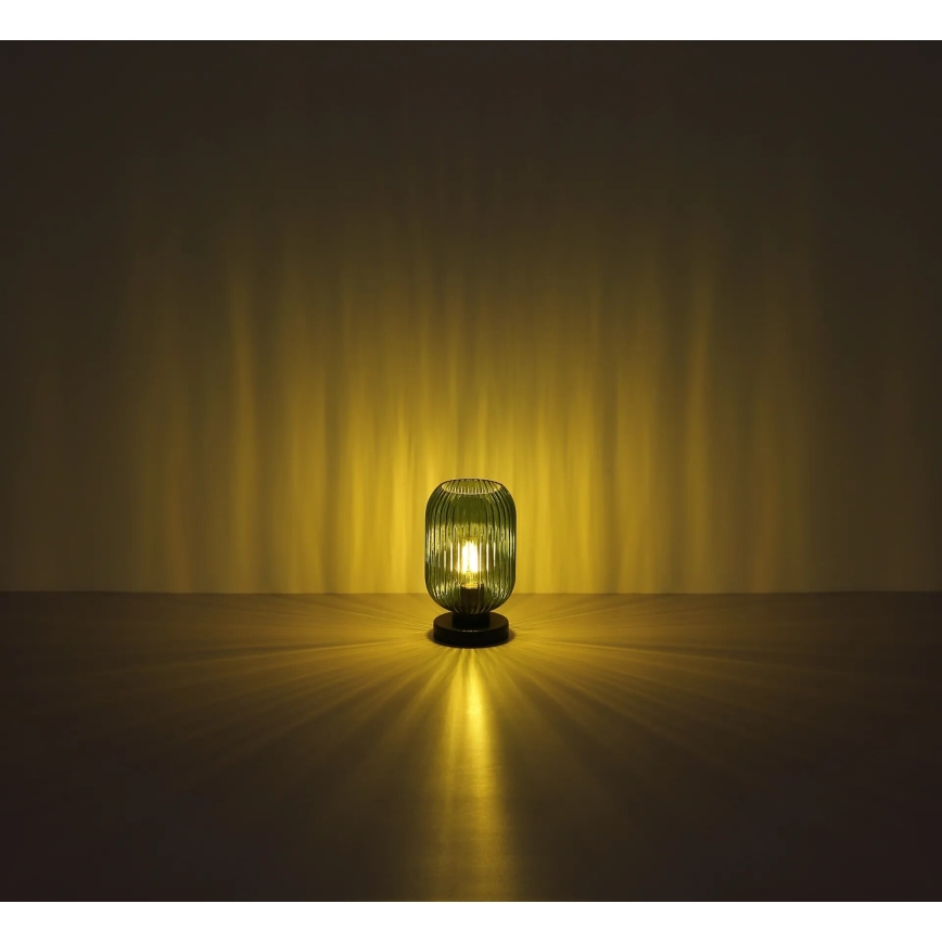 Globo - Bordlampe 1xE27/40W/230V grøn
