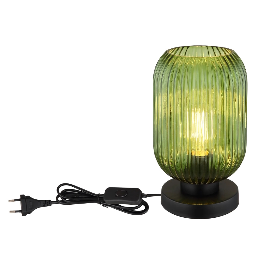 Globo - Bordlampe 1xE27/40W/230V grøn