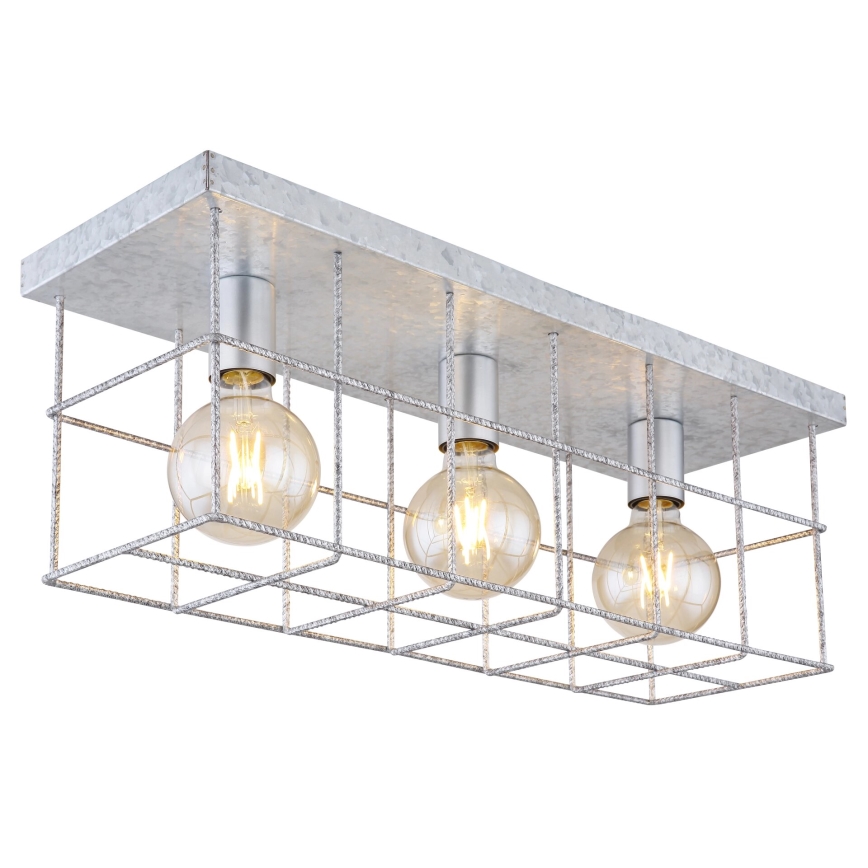 Globo 15530Z-3D - Loftlampe MERRIL 3xE27/60W/230V