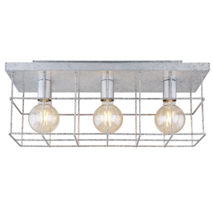 Globo 15530Z-3D - Loftlampe MERRIL 3xE27/60W/230V