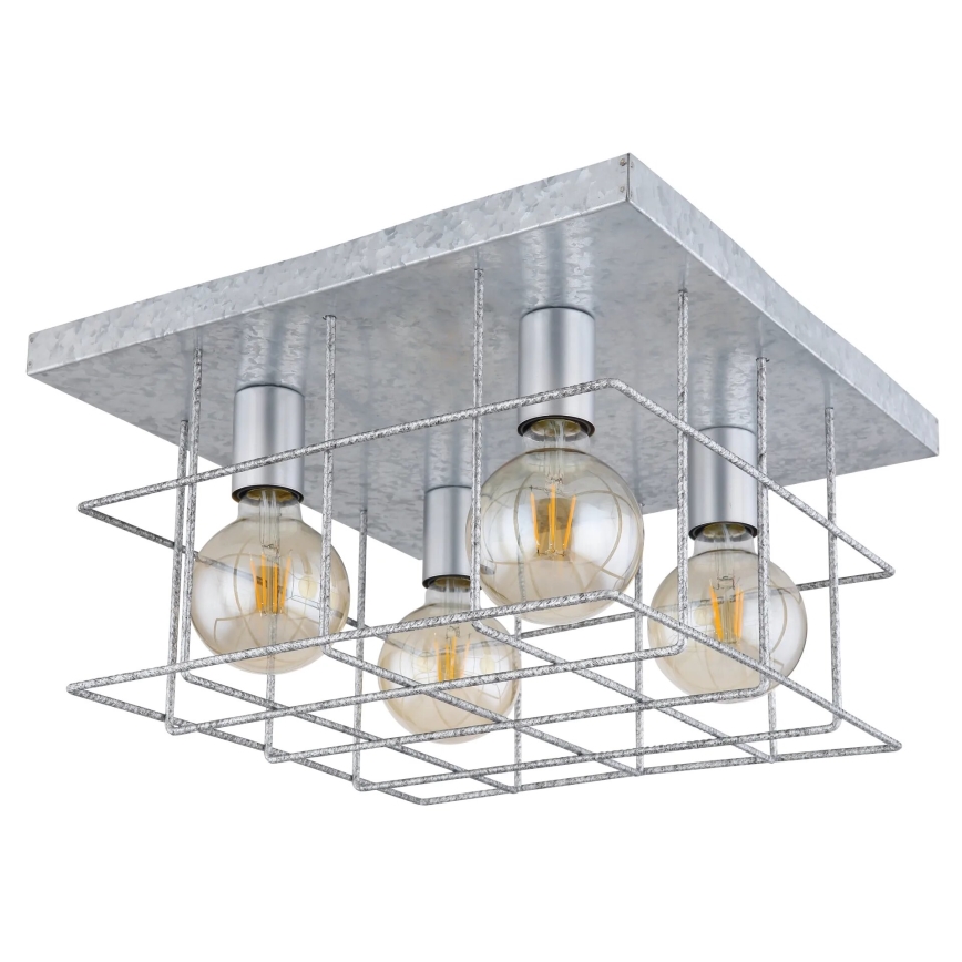 Globo 15530Z-4D - Loftlampe MERRIL 4xE27/60W/230V