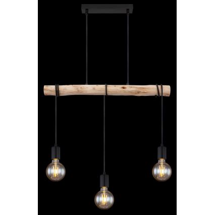Globo - Loftlampe på ledning 3xE27/60W/230V