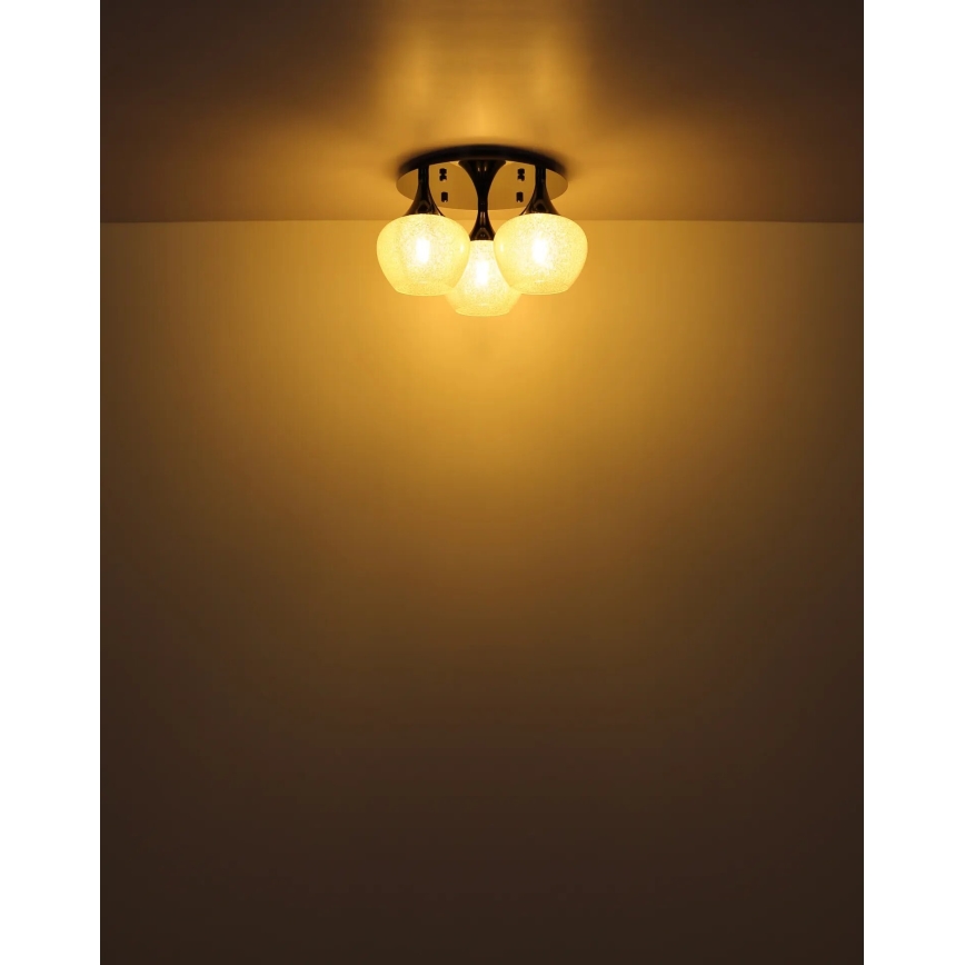 Globo - Loftlampe 3xE27/40W/230V antracit