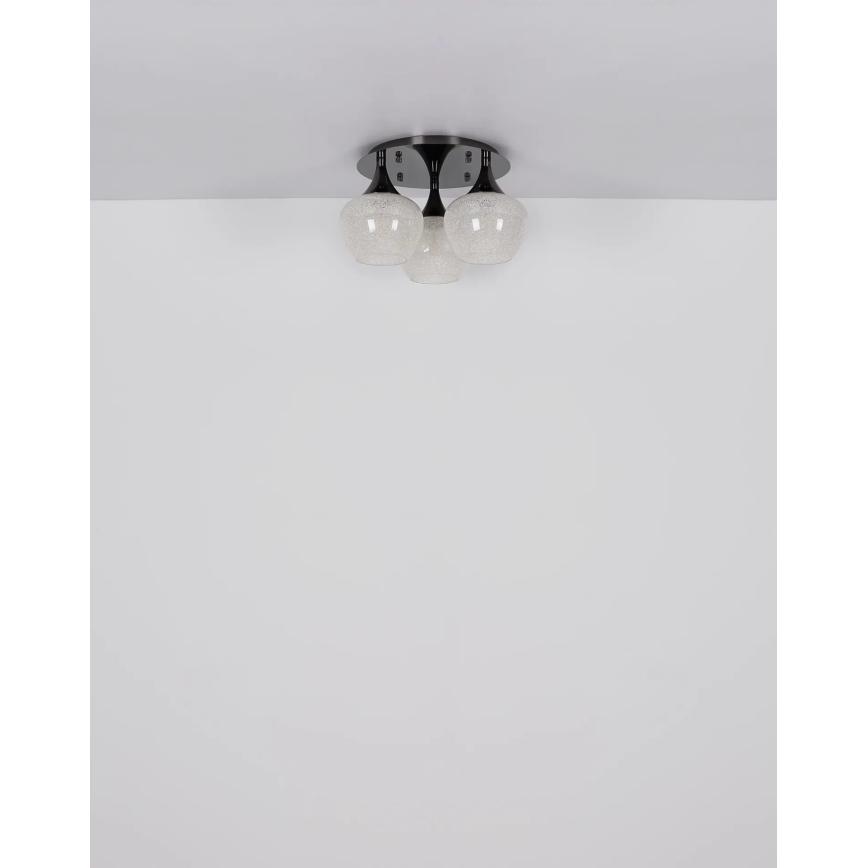 Globo - Loftlampe 3xE27/40W/230V antracit