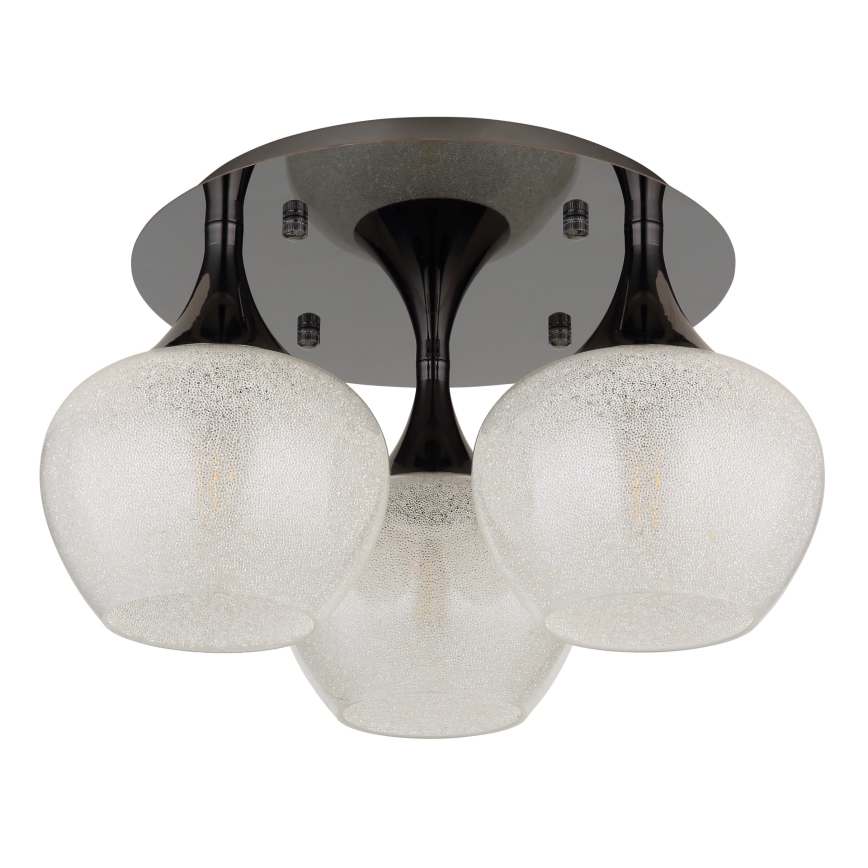 Globo - Loftlampe 3xE27/40W/230V antracit