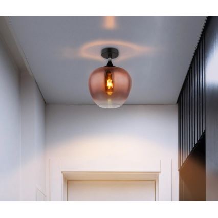 Globo - Loftlampe 1xE27/40W/230V kobber