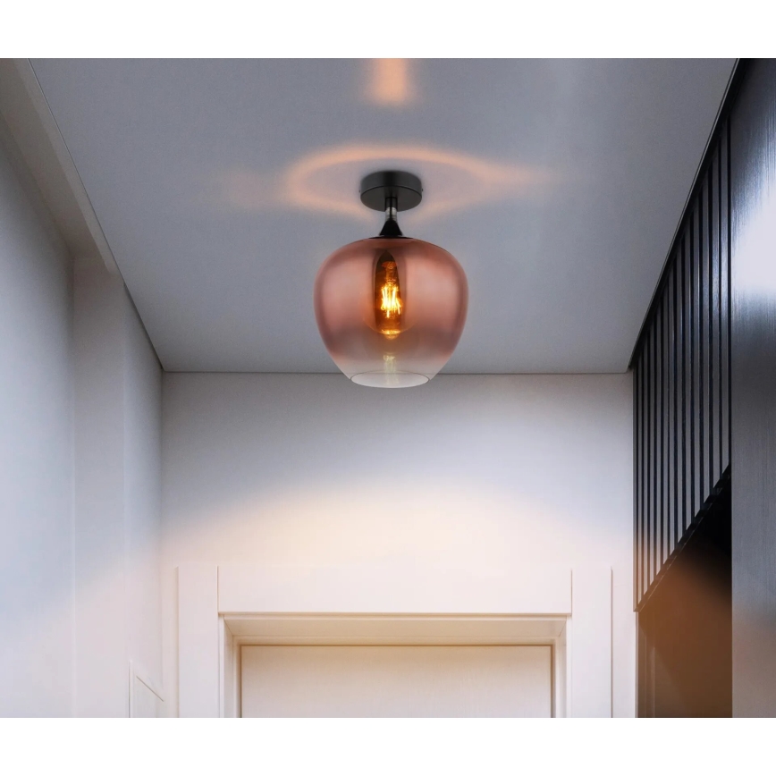 Globo - Loftlampe 1xE27/40W/230V kobber
