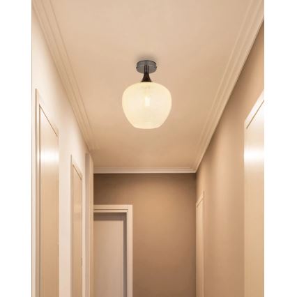 Globo - Loftlampe 1xE27/40W/230V hvid/antracit