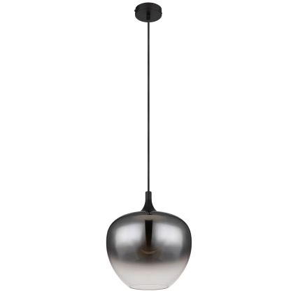 Globo - Pendel 1xE27/60W/230V diameter 29 cm sort