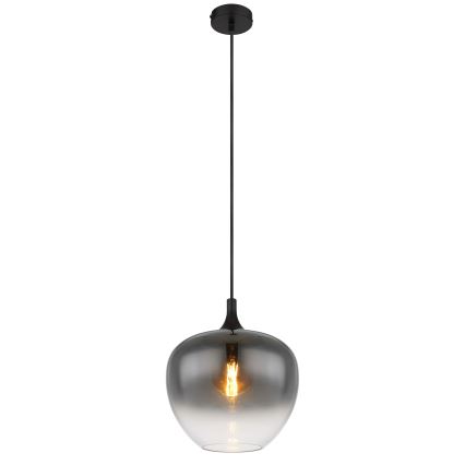 Globo - Pendel 1xE27/60W/230V diameter 29 cm sort