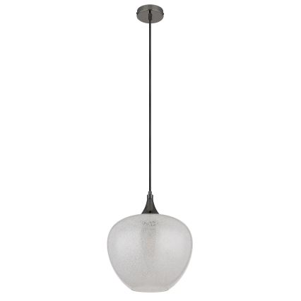 Globo - Pendel 1xE27/40W/230V diameter 29 cm hvid/antracit