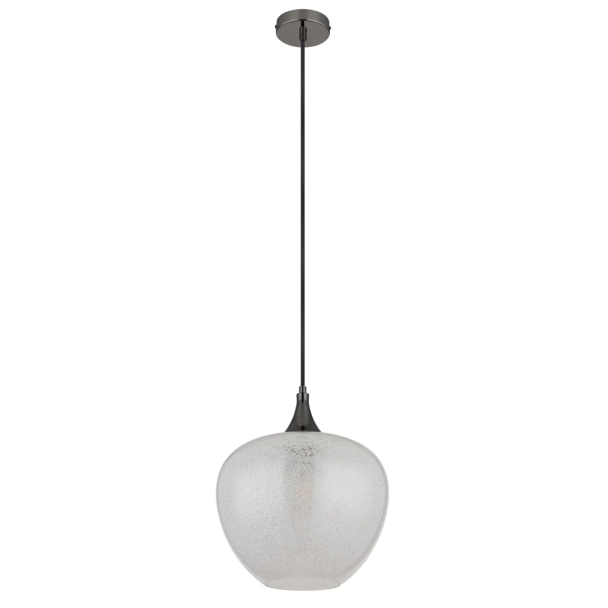 Globo - Pendel 1xE27/40W/230V diameter 29 cm hvid/antracit
