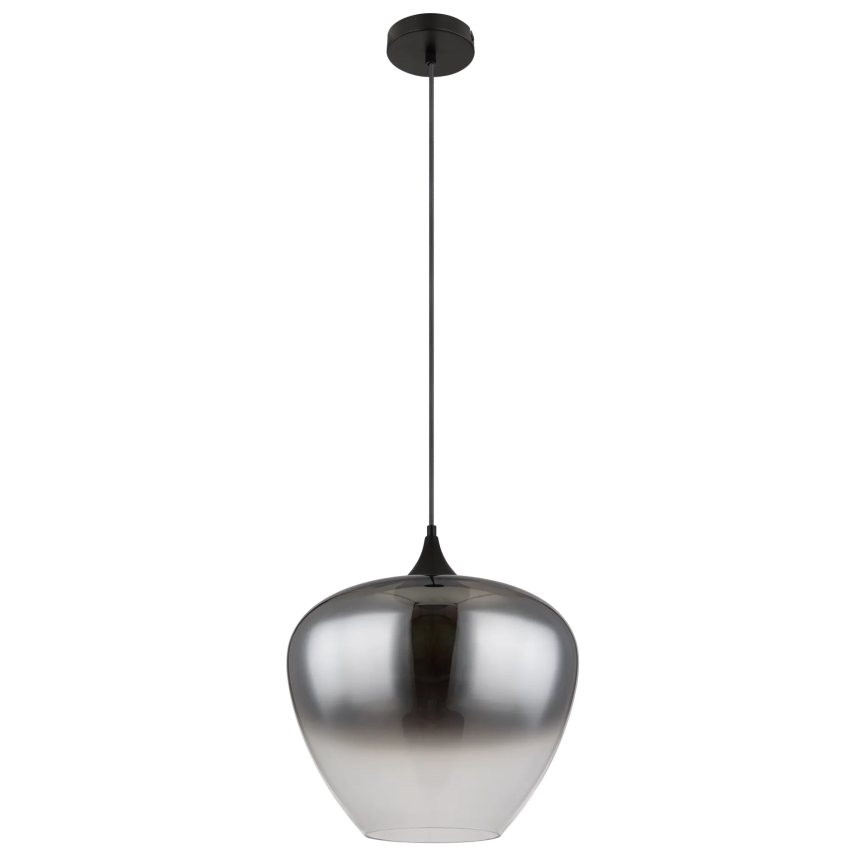 Globo - Pendel 1xE27/60W/230V diameter 40 cm sort