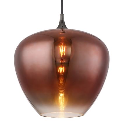 Globo - Pendel 1xE27/60W/230V diameter 40 cm kobber