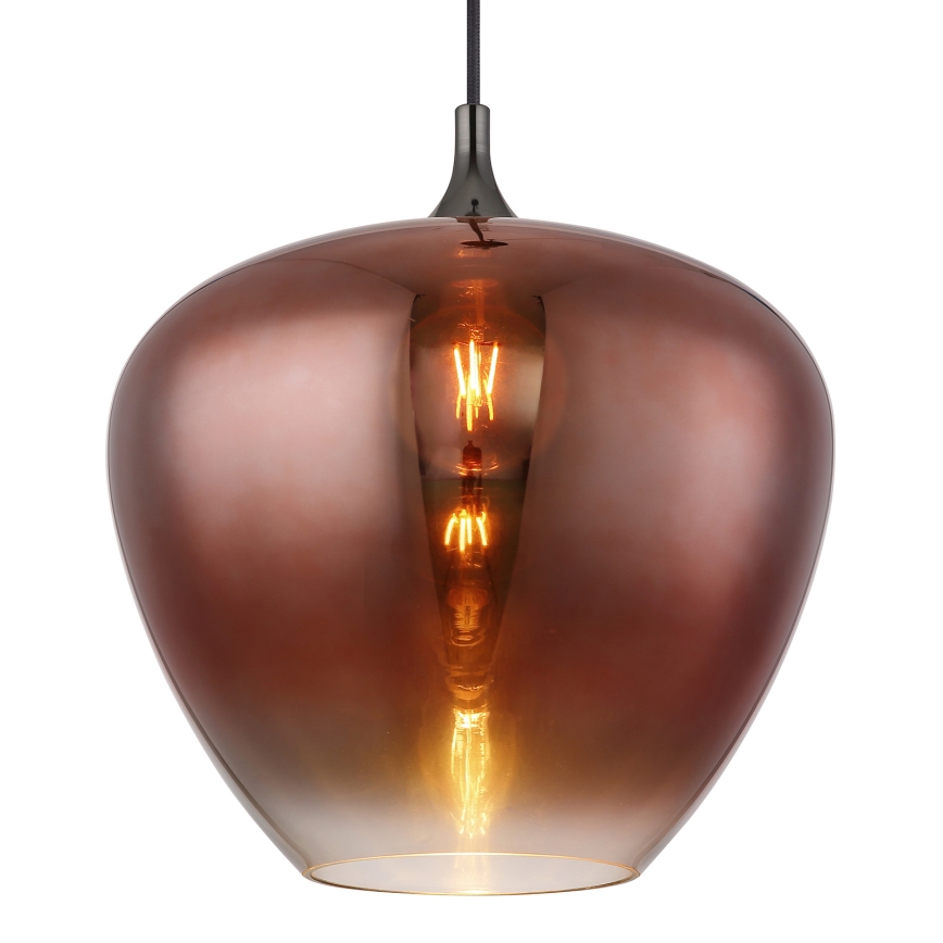 Globo - Pendel 1xE27/60W/230V diameter 40 cm kobber