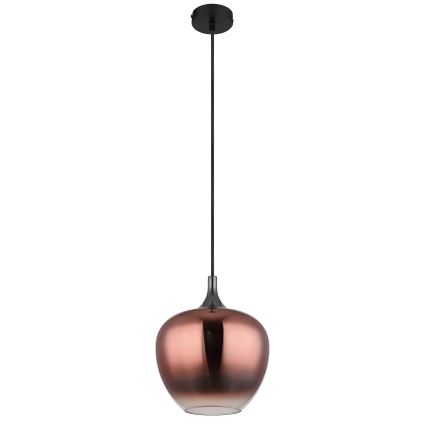 Globo - Pendel 1xE27/60W/230V diameter 24 cm kobber
