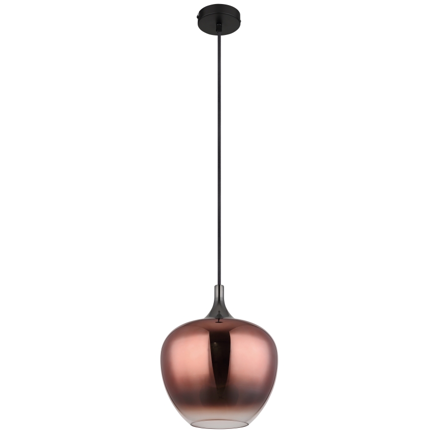 Globo - Pendel 1xE27/60W/230V diameter 24 cm kobber