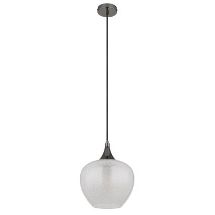 Globo - Pendel 1xE27/40W/230V diameter 24 cm hvid/antracit