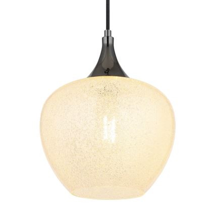 Globo - Pendel 1xE27/40W/230V diameter 24 cm hvid/antracit