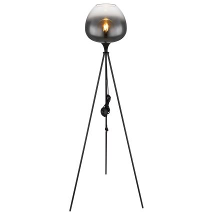 Globo - Gulvlampe 1xE27/60W/230V sort