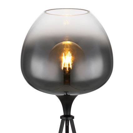 Globo - Gulvlampe 1xE27/60W/230V sort