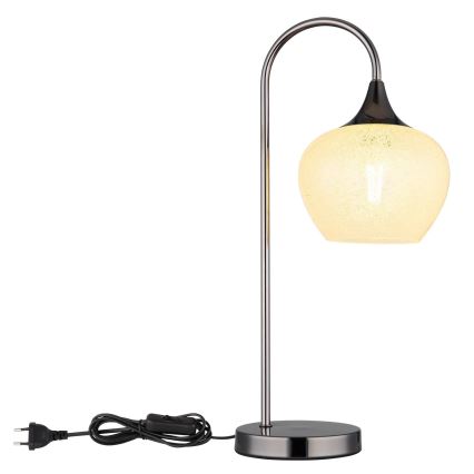 Globo - Bordlampe 1xE27/40W/230V hvid/antracit