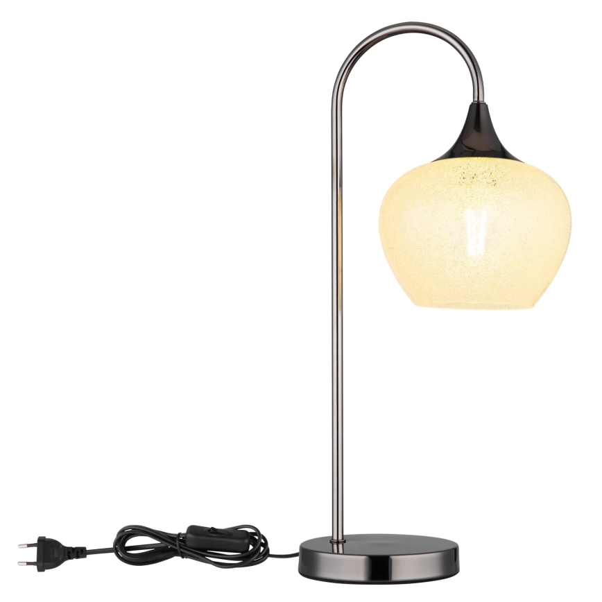 Globo - Bordlampe 1xE27/40W/230V hvid/antracit