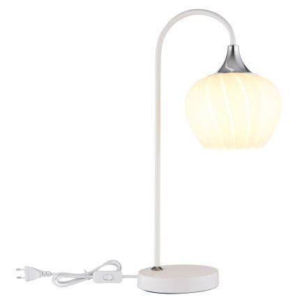 Globo - Bordlampe 1xE27/40W/230V hvid