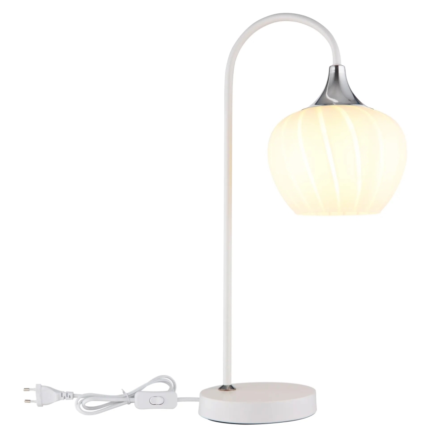 Globo - Bordlampe 1xE27/40W/230V hvid