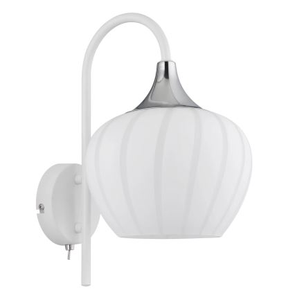 Globo - Væglampe 1xE27/40W/230V hvid