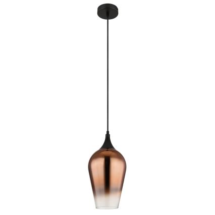 Globo - Pendel 1xE27/60W/230V diameter 18 cm kobber