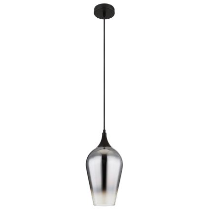 Globo - Pendel 1xE27/60W/230V diameter 18 cm sort