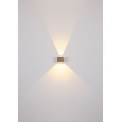 Globo - LED væglampe LED/8W/230V brun