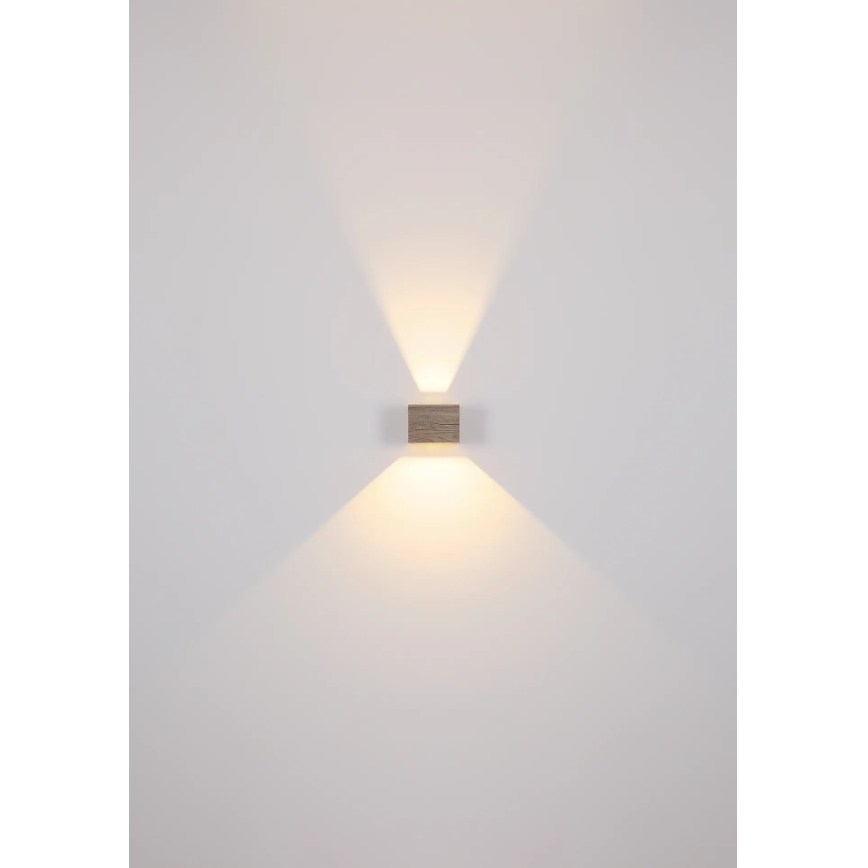 Globo - LED væglampe LED/8W/230V brun