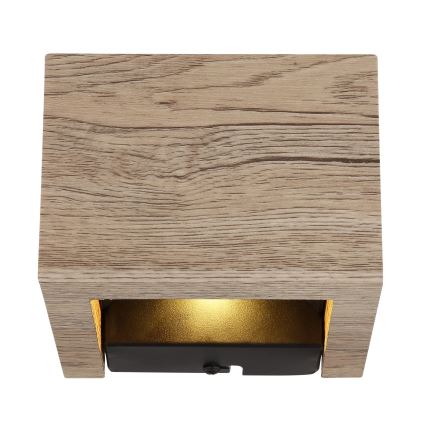 Globo - LED væglampe LED/8W/230V brun