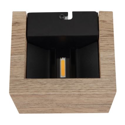 Globo - LED væglampe LED/8W/230V brun