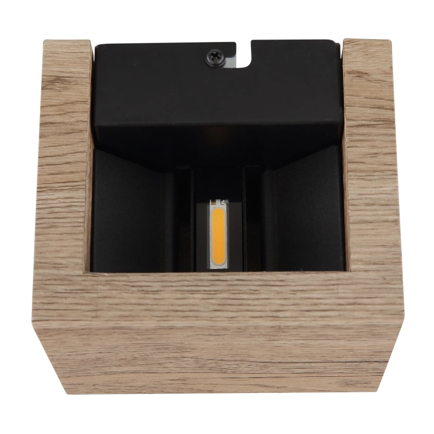 Globo - LED væglampe LED/8W/230V brun