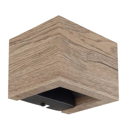 Globo - LED væglampe LED/8W/230V brun
