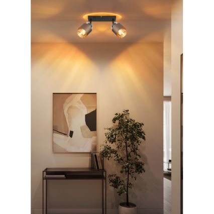 Globo - Spotlampe 2xE27/40W/230V sort/bronze