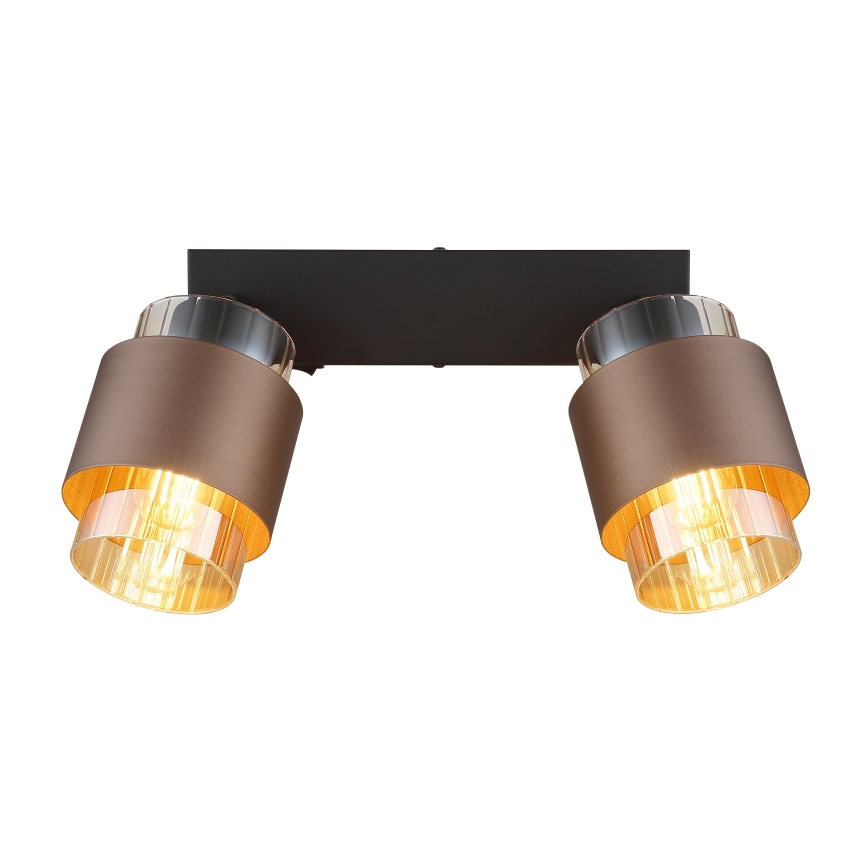 Globo - Spotlampe 2xE27/40W/230V sort/bronze