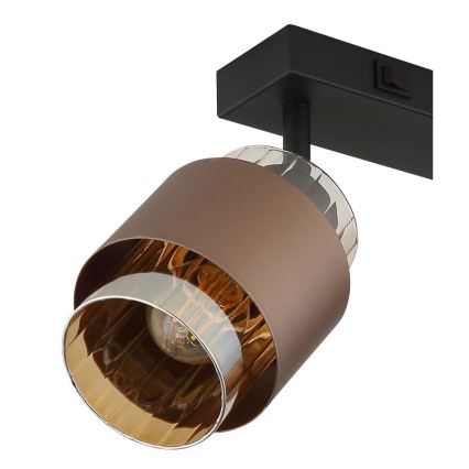 Globo - Spotlampe 2xE27/40W/230V sort/bronze