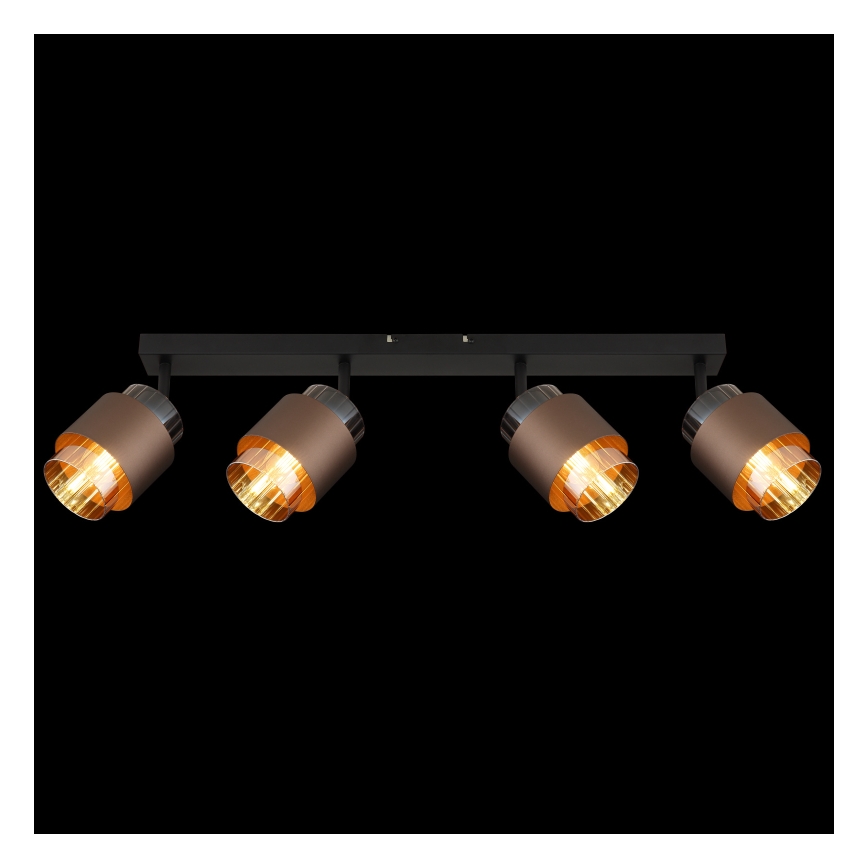 Globo - Spotlampe 4xE27/40W/230V sort/bronze