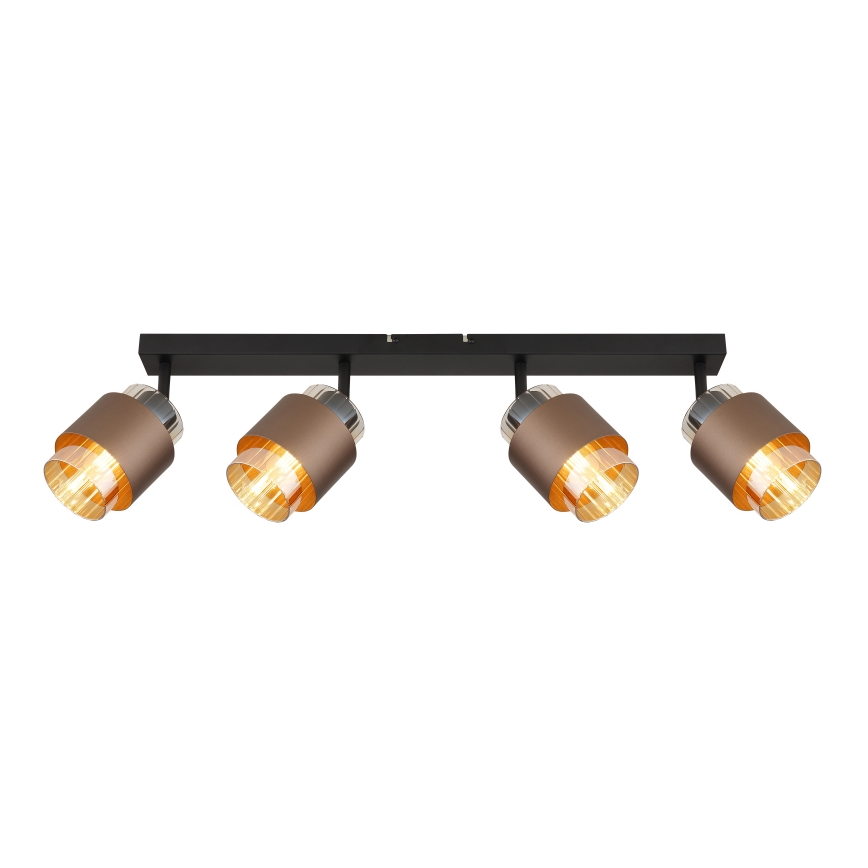 Globo - Spotlampe 4xE27/40W/230V sort/bronze